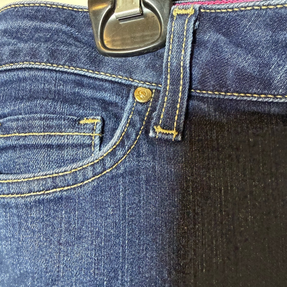 KATE SPADE | Perry Street Play Hooky Cropped Denim Jeans Size 30 - Picture 2 of 7